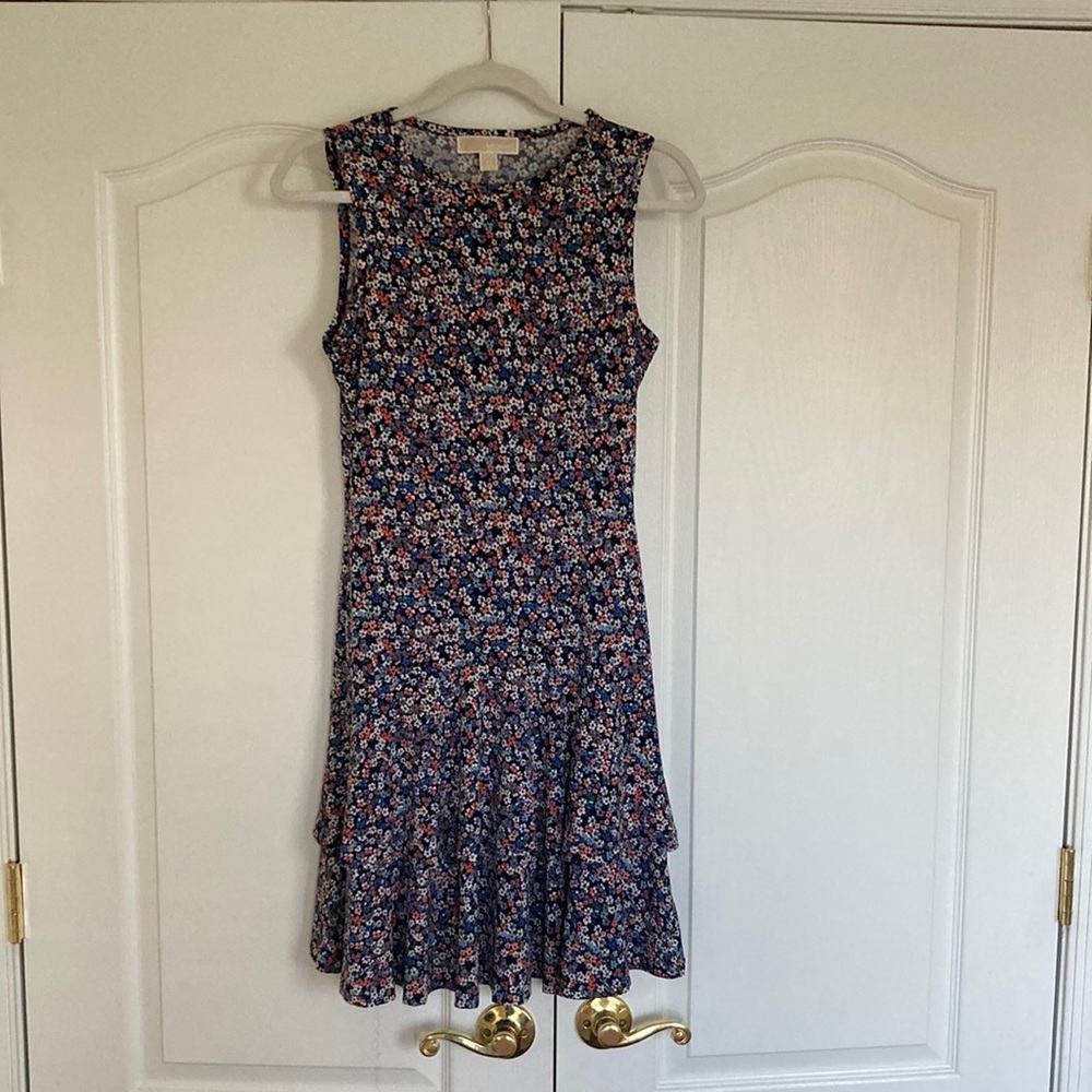 Micheal Kors Floral Midi Dress